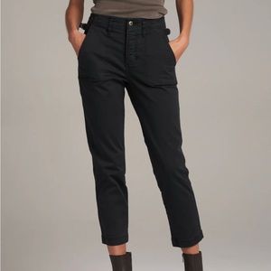 Rowan Jalen Utility Trouser in washed black